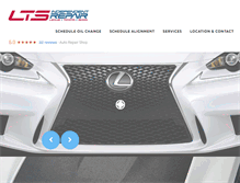 Tablet Screenshot of ltsmotors.com